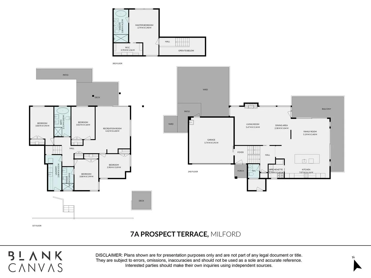 7A Prospect Terrace, Milford, Auckland, 5房, 3浴, House