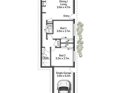 2/56 Dunaden Street, Logan Reserve, Brisbane - Southern Region, 2 침실, 1 욕실, Apartment