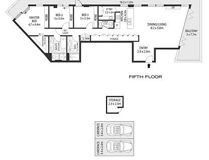 502/8A Pymble Avenue, Pymble, NSW 2073, 3 Kuwarto, 2 Banyo, Apartment