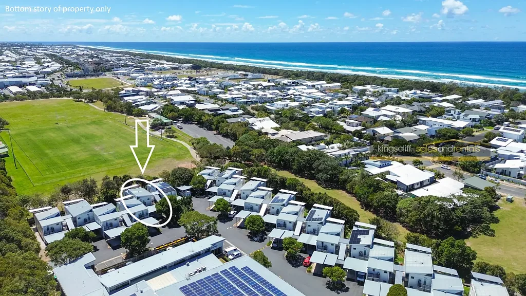 2br sunny north facing garden unit overlooking sporting fields.
