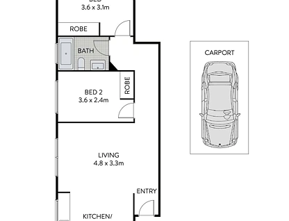 10/106-108 Constitution Road, Dulwich Hill, Inner West, 2 chambres, 1 salles de bain, Apartment