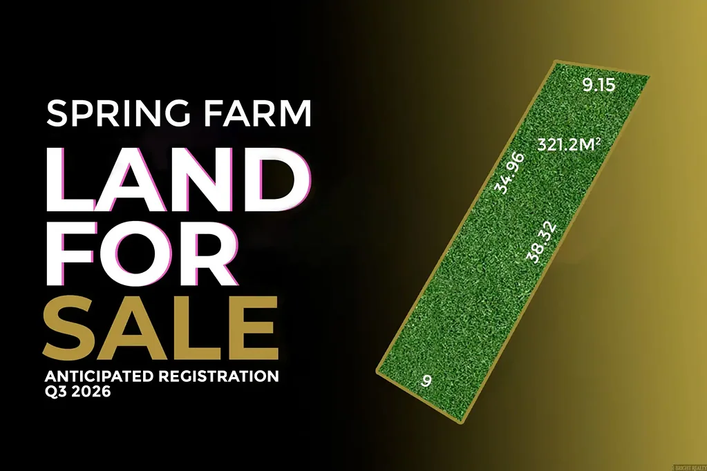 Spring Farm Exclusive Land Opportunity in Spring Farm - Registration anticipated Q3 2026