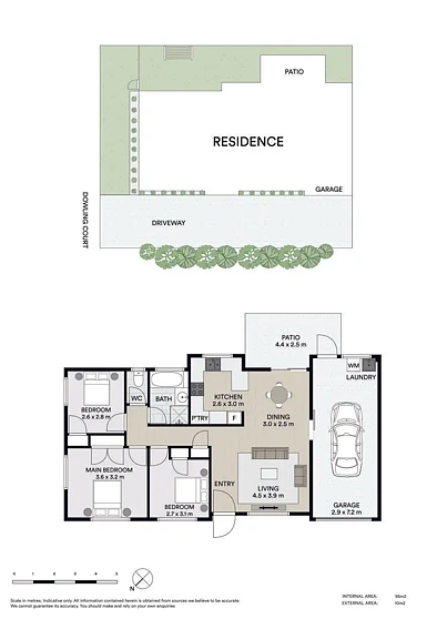 फ्लोर प्लान - 5 Dowling Court, Caboolture, QLD 4510