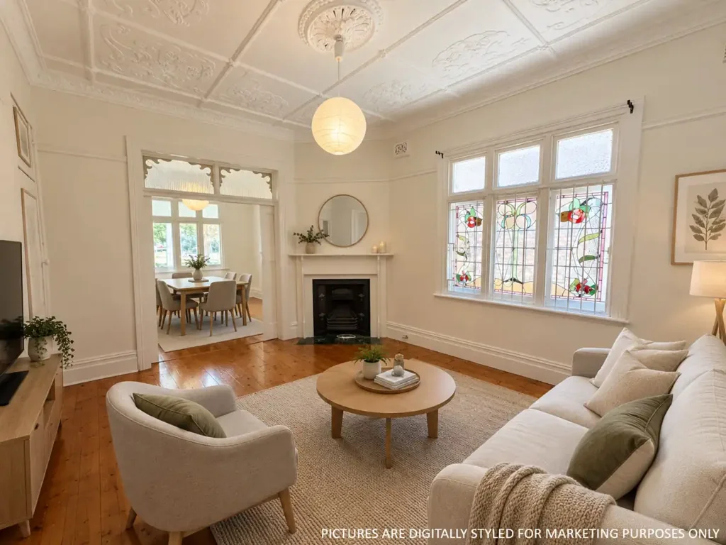 CHARMING, WELL-MAINTAINED FEDERATION HOME – OPPOSITE MARRICKVILLE PARK