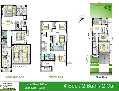 Lot 9261 Cade Way, Catherine Field, Macarthur Region, 4 कमरे, 2 बाथरूम, House