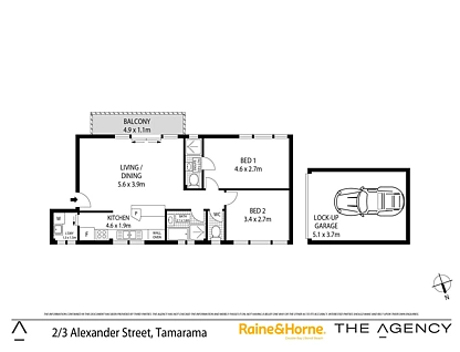 2/3 Alexander Street, Tamarama, Eastern Suburbs, 2 침실, 2 욕실, Apartment