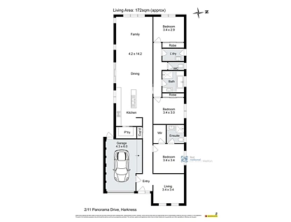 2/11 Panorama Avenue, Melton West, Western Region, 3 Schlafzimmer, 2 Badezimmer, Unit