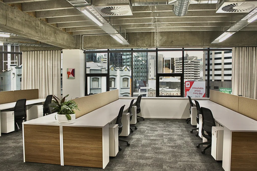 Auckland Central Turnkey workspace opposite the CRL