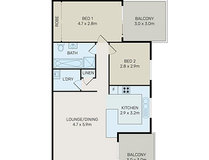 8/253-255 Dunmore Street, Pendle Hill, Parramatta (Northwest suburbs), 2 Schlafzimmer, 1 Badezimmer, Apartment
