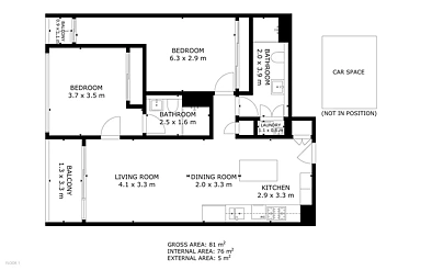 811/15 Doepel Way, Docklands, VIC 3008, 2 rūma, 2 rūma horoi, Apartment