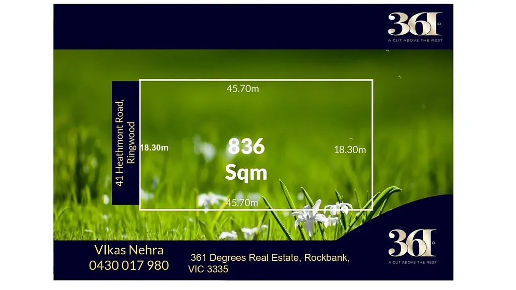 Ringwood Rare Vacant Land – 824m² of Prime Potential in Ringwood!!!