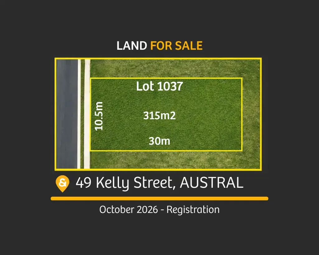 Austral Premium Land Opportunity at 49 Kelly Street, Austral