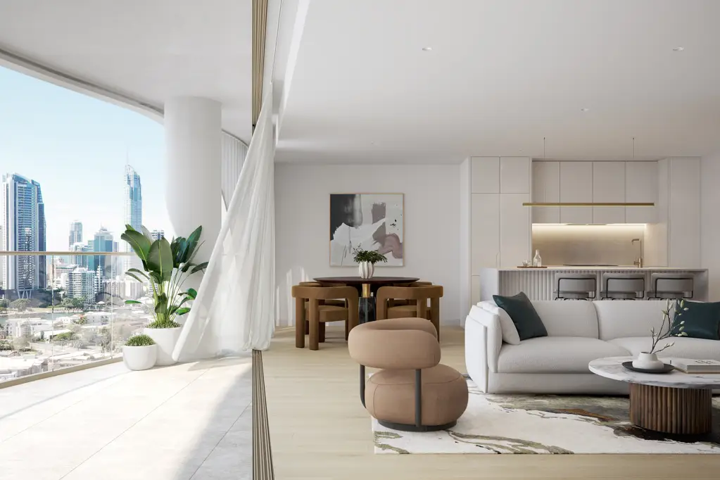 Surfers Paradise 2 Bedroom A Masterpiece of Luxury Living in Chevron Island.