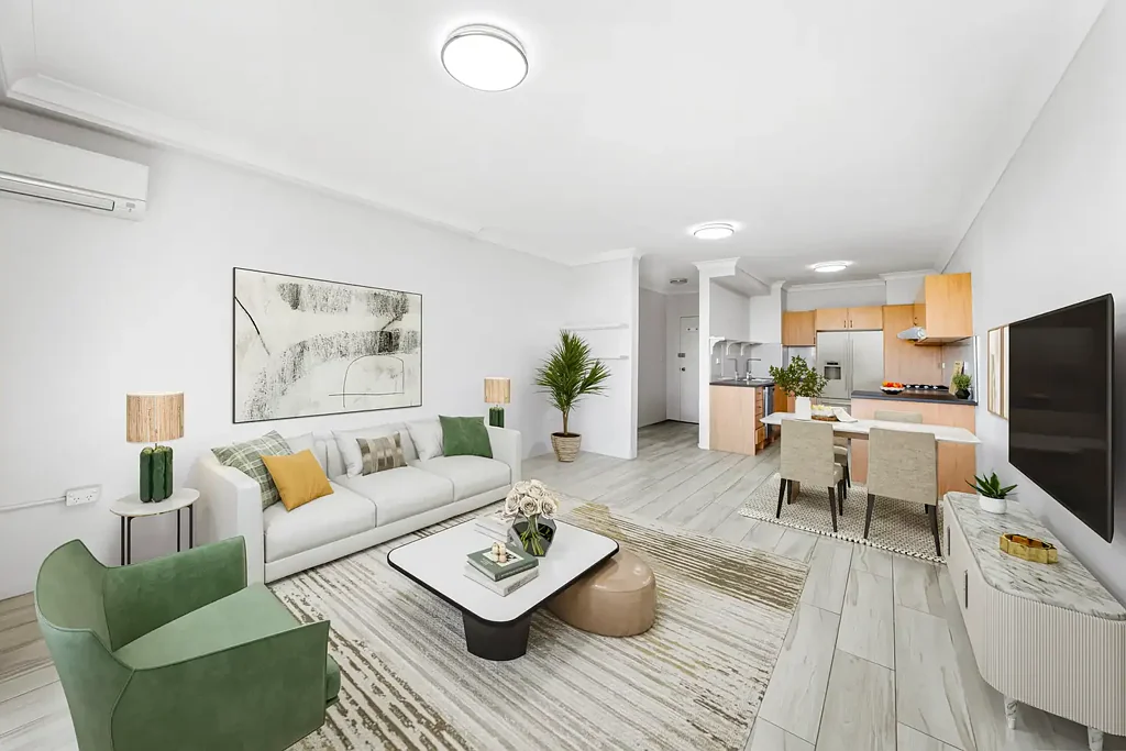Wiley Park 2ਬੈੱਡਰੂਮ A large 131sqm residence with modern interiors offering a super rare 40sqm “terrace” style balcony