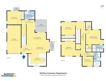 16A & 16B Olive Crescent, Papatoetoe, Manukau City, 5 Bedrooms, 3 Bathrooms, Townhouse