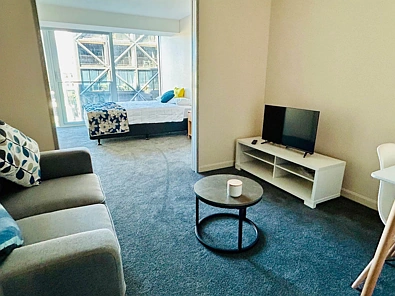 Furnished One bedroom with Car Park at 135 Hobson