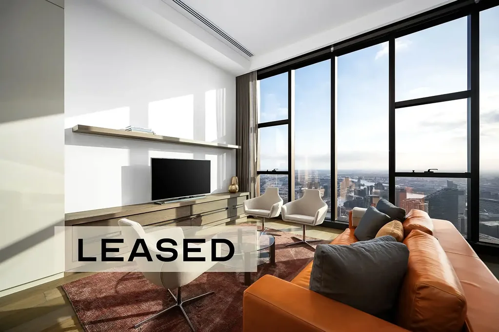 LEASED Sweeping Panoramic Views of Docklands and Port Phillip Bay – Fully Furnished
