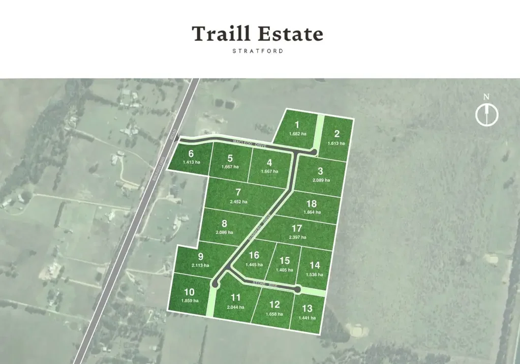 Stratford Traill Estate Stratford-Titled Lots ranging from 1.413Ha - 2.086Ha