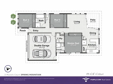 3 Munich Court, Spring Mountain, QLD 4300, 3房, 2浴, House
