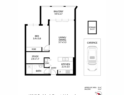 403/9 Paddock Street, Lidcombe, NSW 2141, 1 ਕਮਰੇ, 1 ਬਾਥਰੂਮ, Apartment