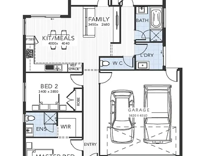 Lot xx Mirage Avenue, Berwick, South East Melbourne, 4部屋, 2バスルーム, House