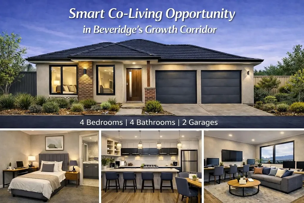 Beveridge 4chambre Smart Co‑Living Opportunity in Beveridge’s Growth Corridor