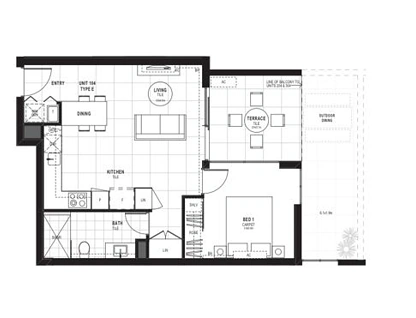 104/14 Merivale Street, South Brisbane, Brisbane - Inner City Region, 1 rūma, 1 rūma horoi, Apartment