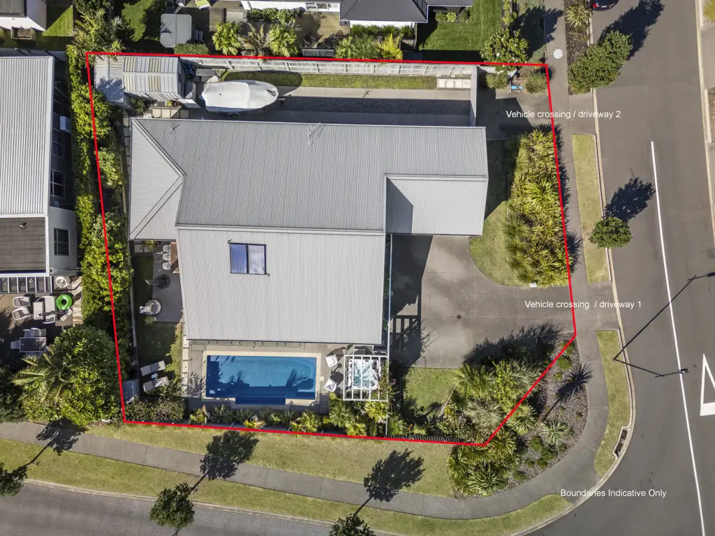 Papamoa 4Habitaciones Form, function and unmatched parking