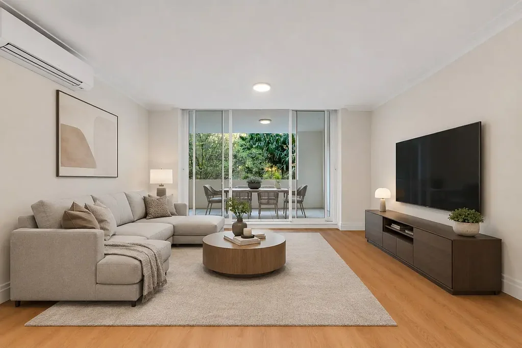 Two-Bedroom Apartment with Oversized Entertainer's Balcony - Freshly repainted and new flooring!
