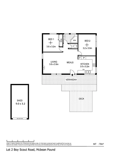 2 Boy Scout Road, Mcbean Pound, SA 5357, 2 રૂમ, 1 બાથરૂમ, House