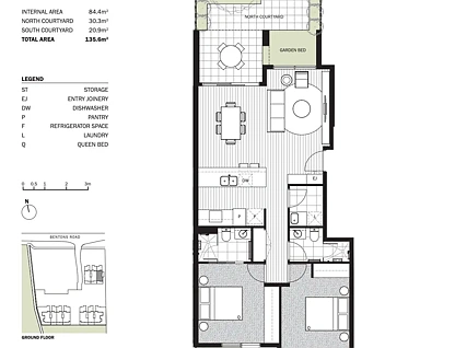 G.01/142 Bentons Road, Mount Martha, Mornington Peninsula, 2 રૂમ, 2 બાથરૂમ, Unit