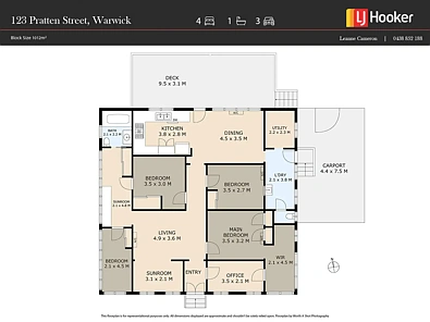 123 Pratten Street, Warwick, QLD 4370, 4房, 1浴, House