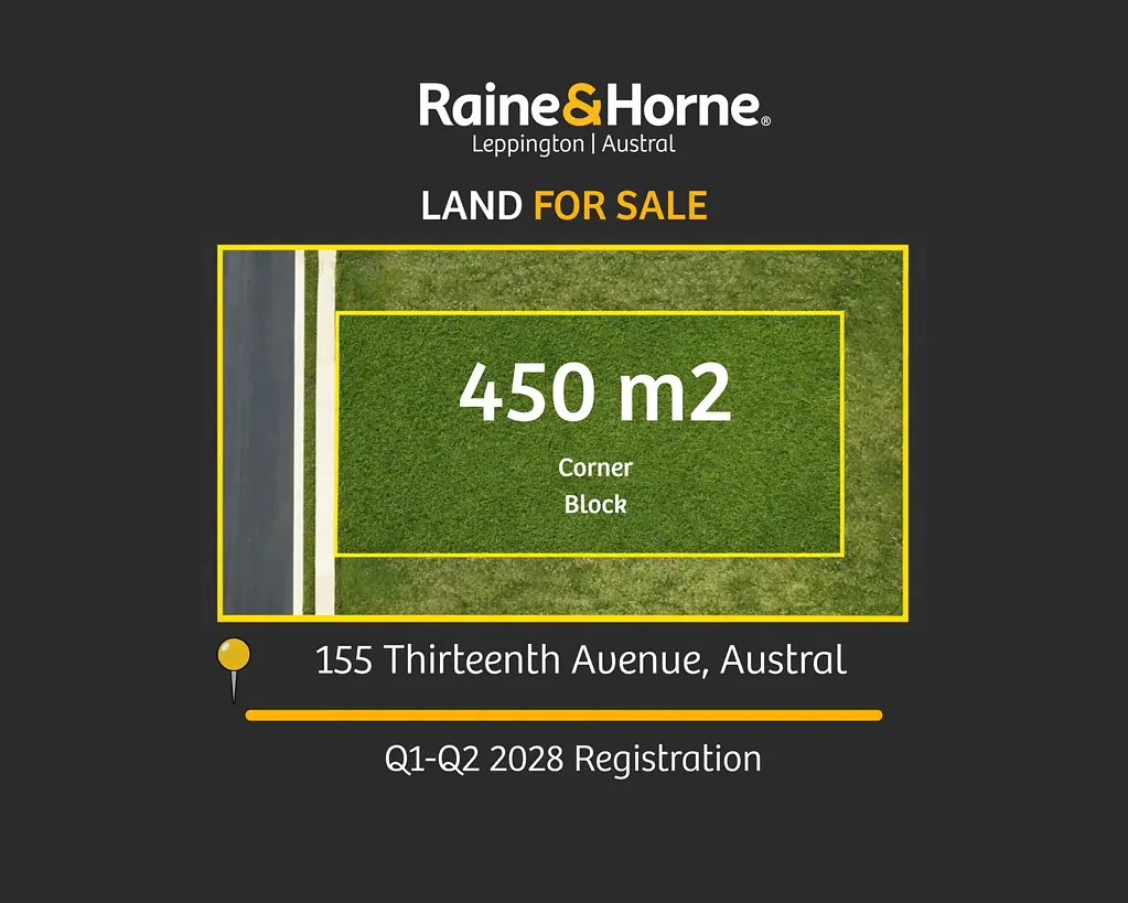 Austral Registered land selling on discounted price - Call Now