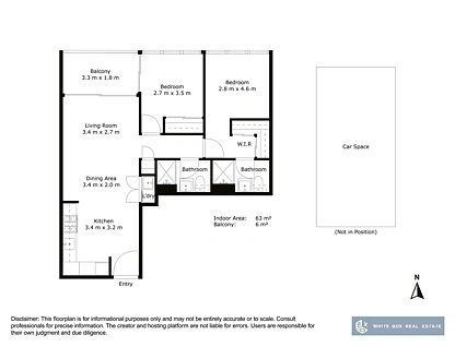 1010S/889 Collins Street, Docklands, Melbourne CBD, 2 ਕਮਰੇ, 2 ਬਾਥਰੂਮ, Apartment