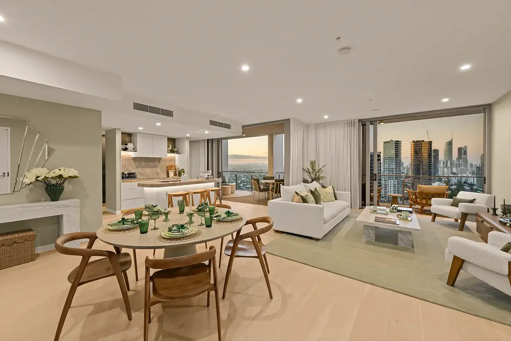 Broadbeach 3Zimmer Designer Half-floor Sky Residence