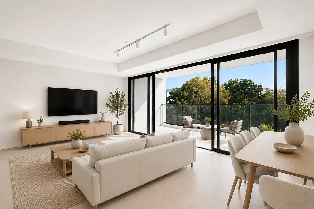 Brand New One Bedroom Apartment with Carspace Next to St. Leonards Station