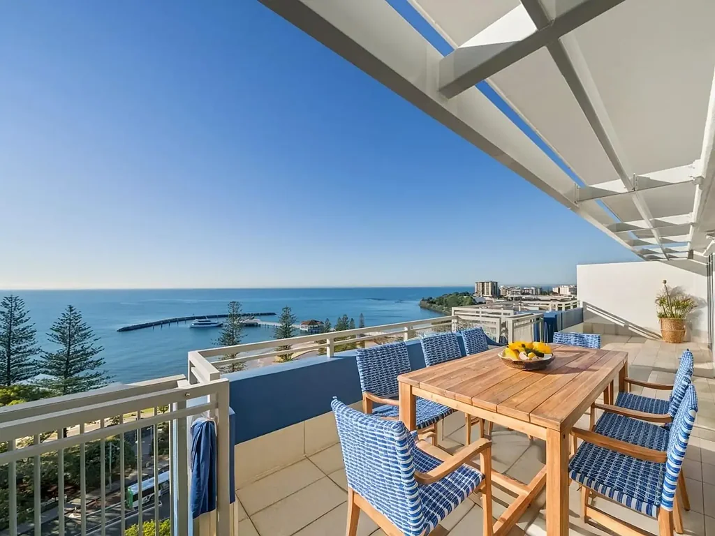 Redcliffe 3 Bedroom East-Facing Penthouse with Sweeping Moreton Bay Views
