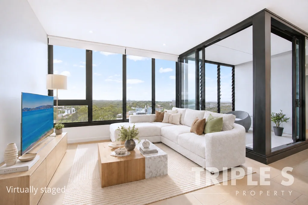 North Ryde 2Zimmer Premium Corner Apartment with Uninterrupted City Views