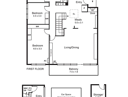 1/195 Orrong Road, St Kilda East, Melbourne CBD, 3 chambres, 1 salles de bain, Apartment