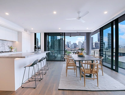 1111/51 Fish Lane, South Brisbane, Brisbane - Inner City Region, 5 rūma, 2 rūma horoi, Apartment