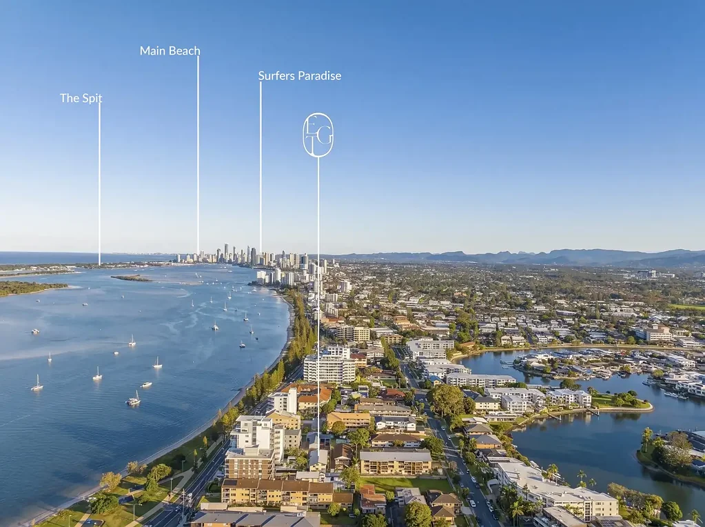 Biggera Waters 2房  Broadwater Living. Boutique. Effortless.