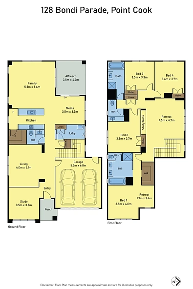 128 Bondi Parade, Point Cook, VIC 3030, 4 Schlafzimmer, 2 Badezimmer, House