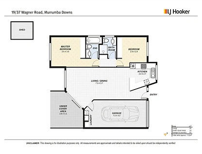 19/37 Wagner Road, Murrumba Downs, Moreton Bay Region, 2 chambres, 2 salles de bain, Unit