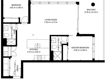 904/266 Stanhill Drive, Surfers Paradise, Gold Coast, 2 phòng ngủ, 2 phòng tắm, Apartment