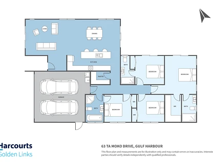 63 Ta Moko Drive, Gulf Harbour, Rodney, Auckland, 4房, 3浴, 独立屋