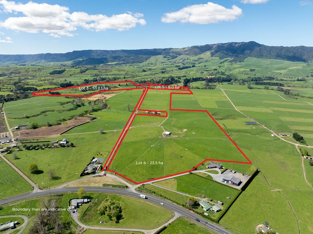 Matamata 8ha - 23.58ha-54.83 ha Flexible buying options