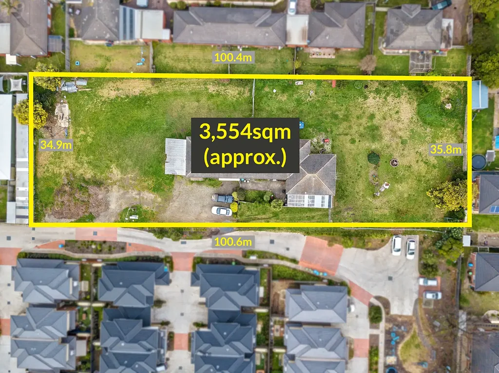 Hallam 4房 优质土地 3554平米 私家车道 安全私密 已获批规划 10套新房 开发潜力大 地段便利 连通性强 A Rare Hallam Landholding with Approved Plans for 10 Homes