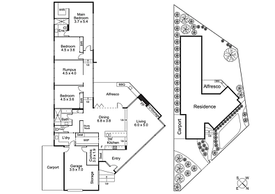 户型图 - 35 Gardiner Street, Berwick, VIC 3806