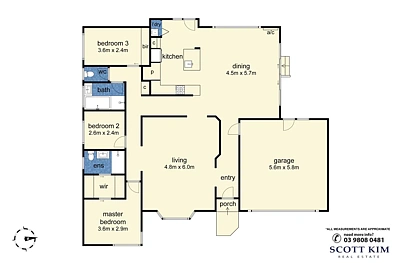 2/23 Headingley Road, Mount Waverley, VIC 3149, 3 slaapkamers, 2 badkamers, House
