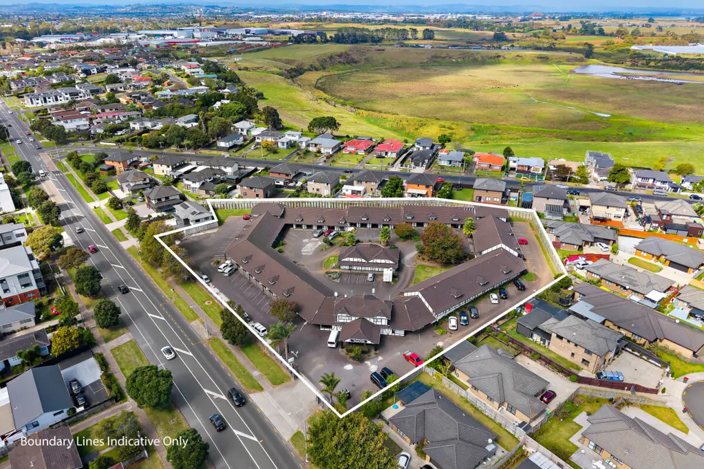 Mangere 8,251㎡大地+隶属MHU分区！现成汽车旅馆+紧邻机场，稳定收益与开发潜力兼得！ Motel on 8,251m² – Occupy or Develop